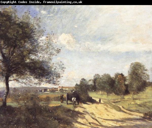 Jean Baptiste Camille  Corot THe Wagon